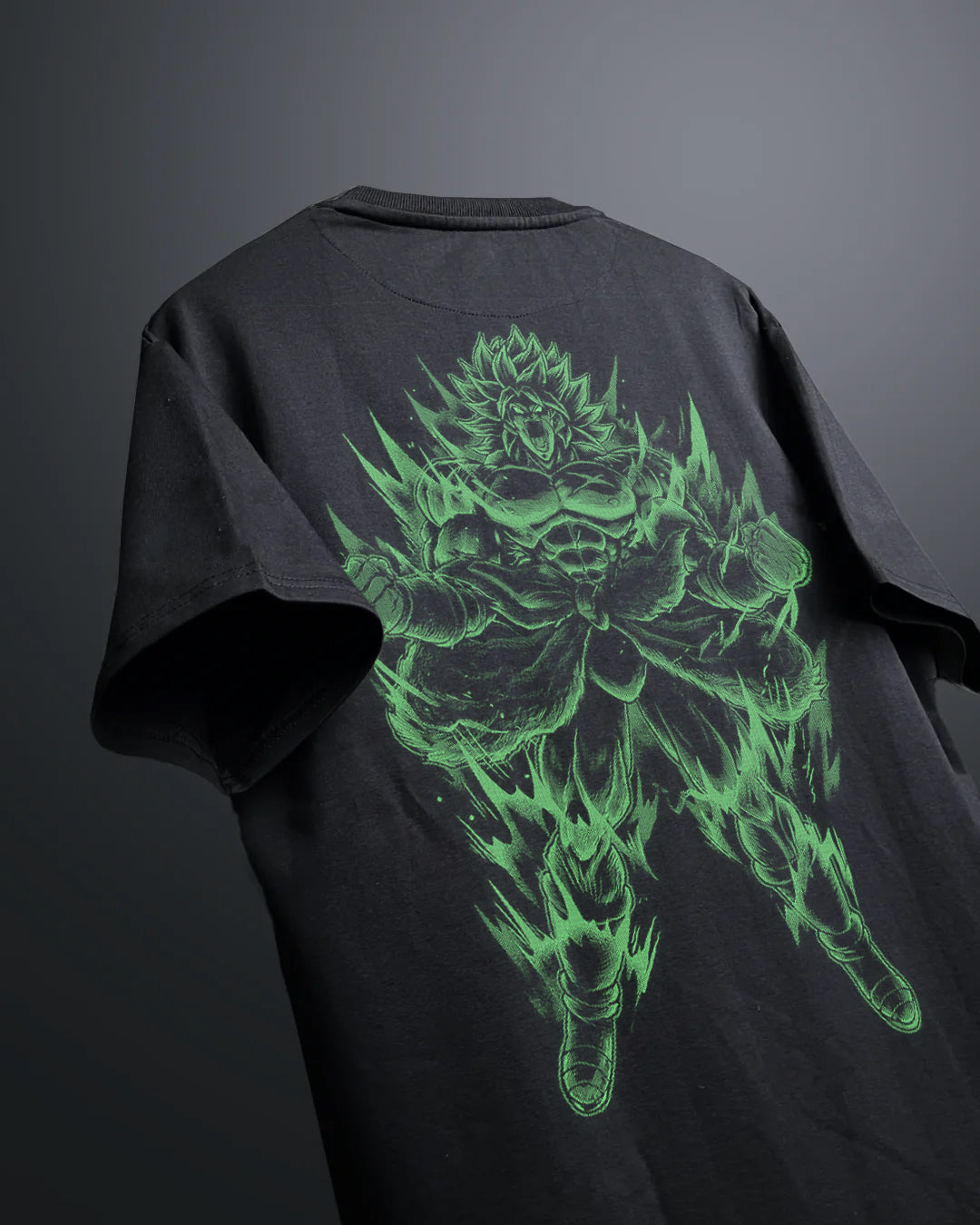Goku men oversized graphic back printed anime t shirt
